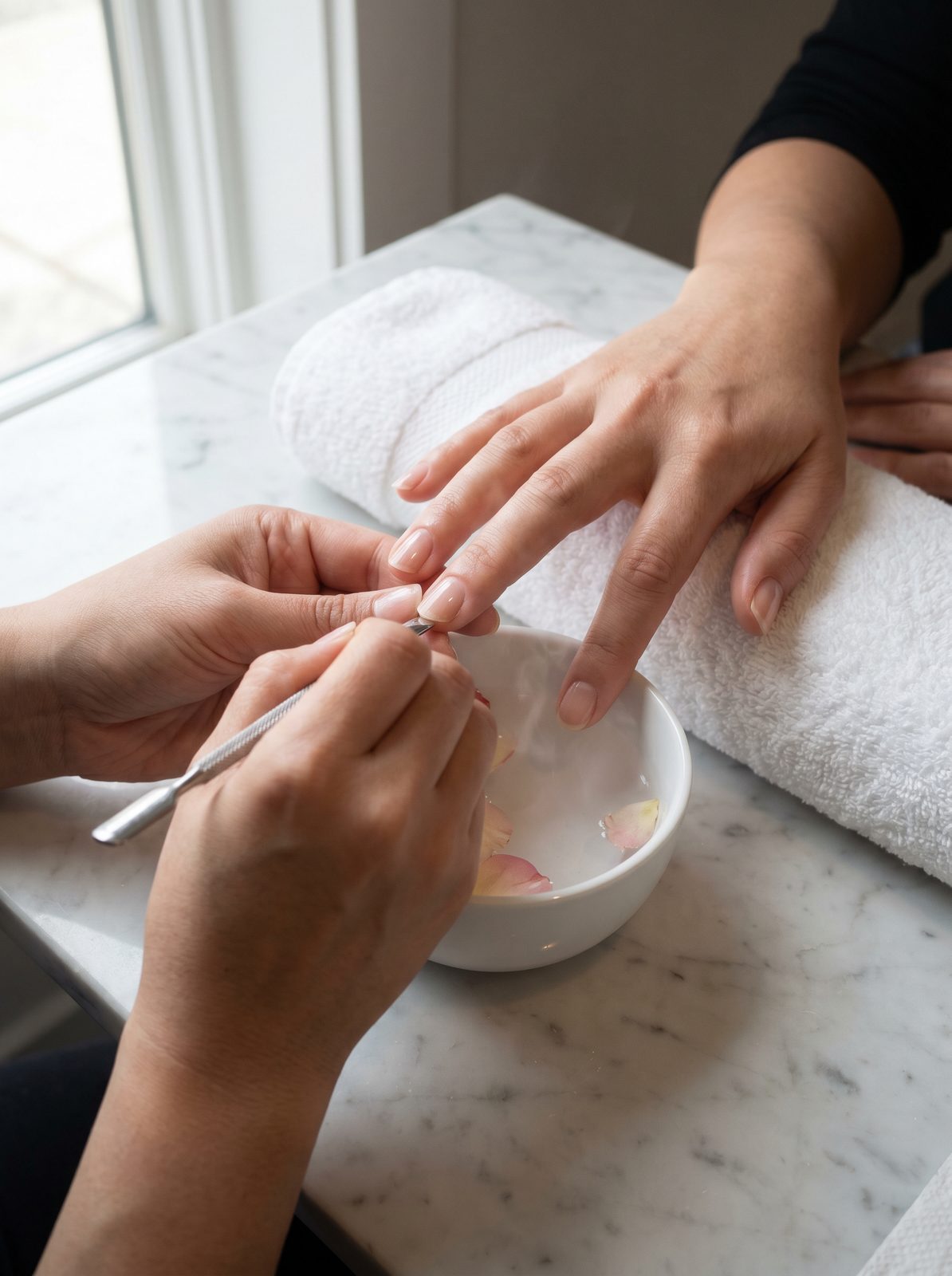Klassische Maniküre mit Cuticle-Pflege